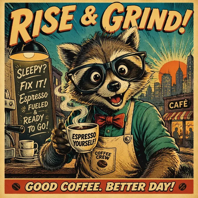 Retro Mascot Poster Generator