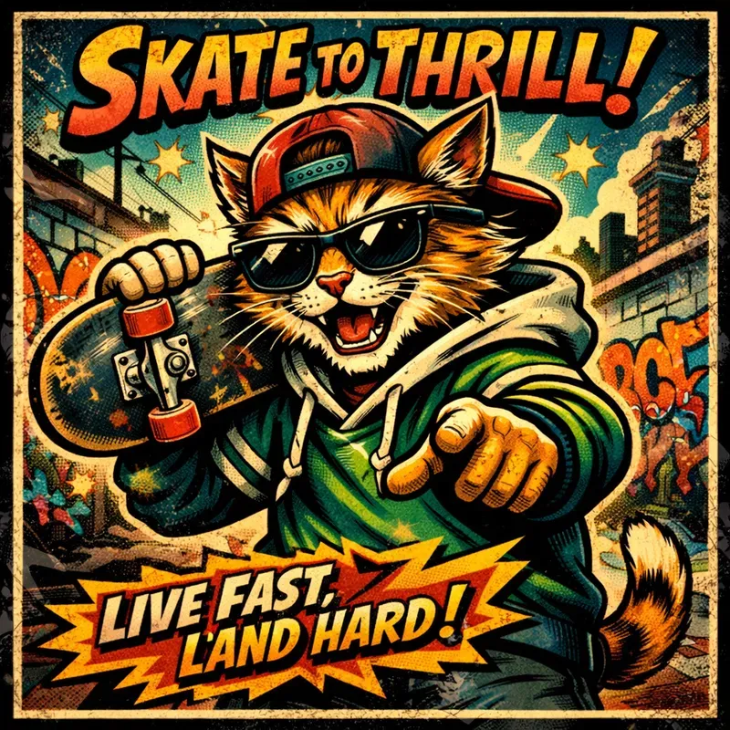 Retro Mascot Poster Generator