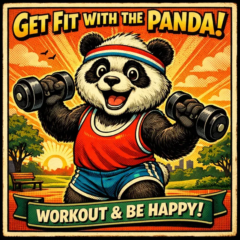 Retro Mascot Poster Generator