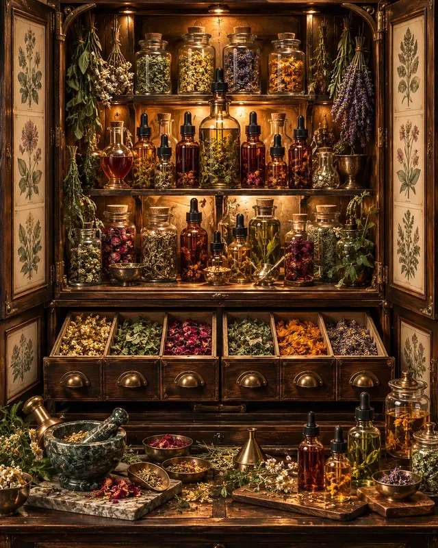 Vintage Apothecary Cabinets