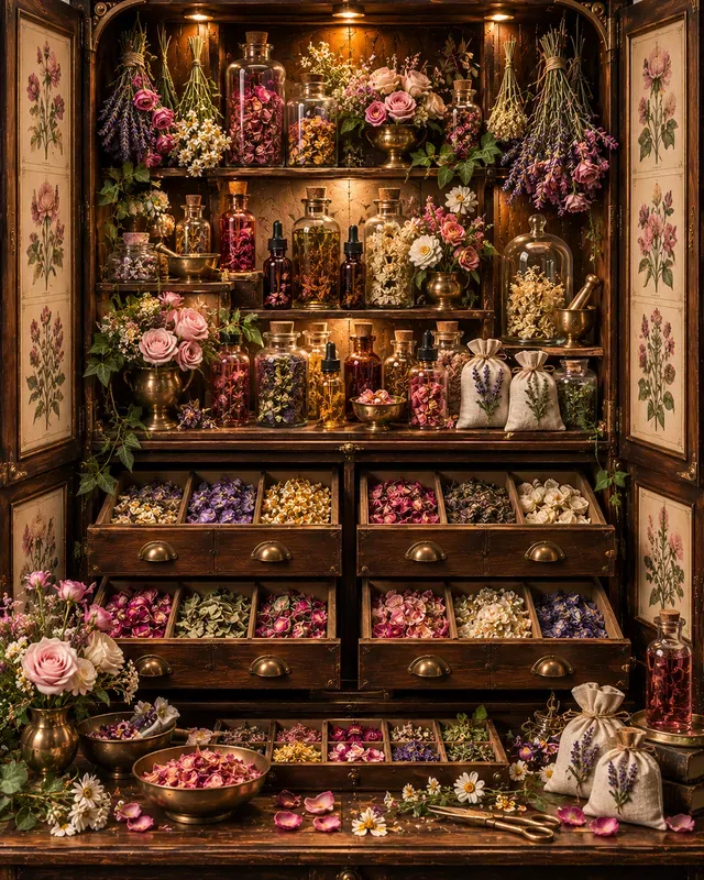 Vintage Apothecary Cabinets