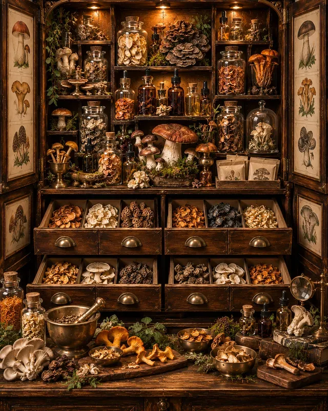 Vintage Apothecary Cabinets