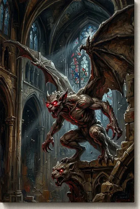 Gothic Horror Oil Paintings