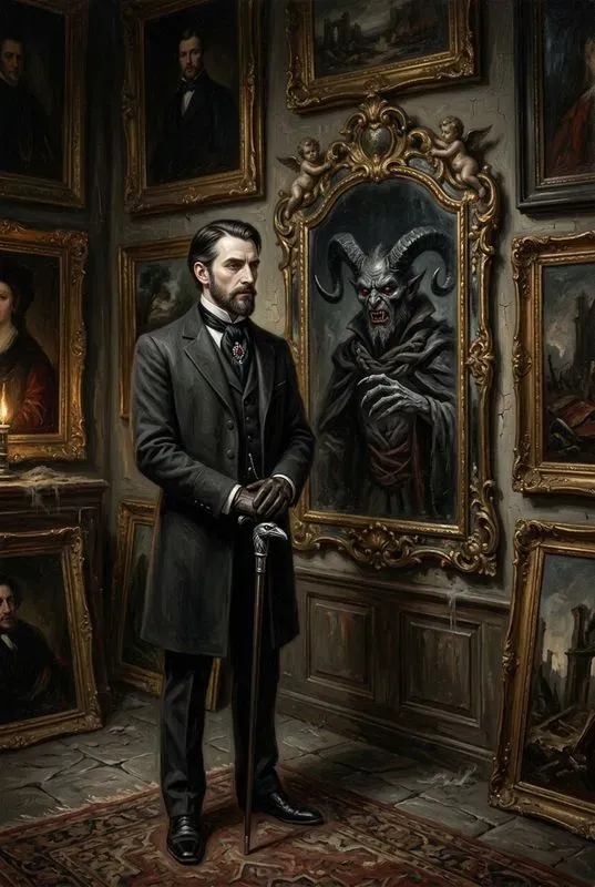 Gothic Horror Oil Paintings