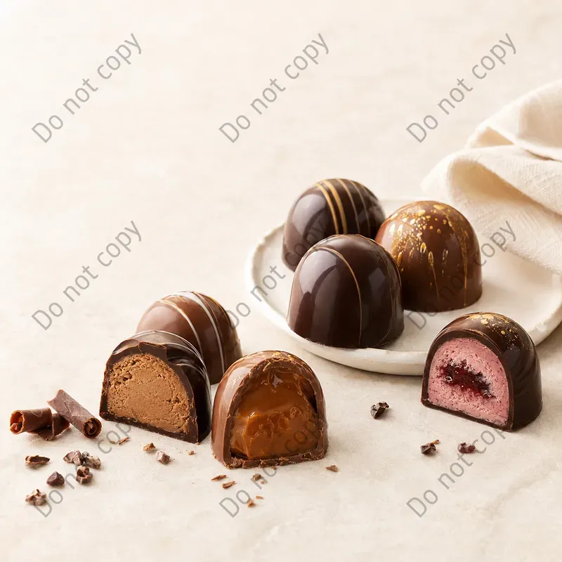 Artisan Chocolate Product Photos
