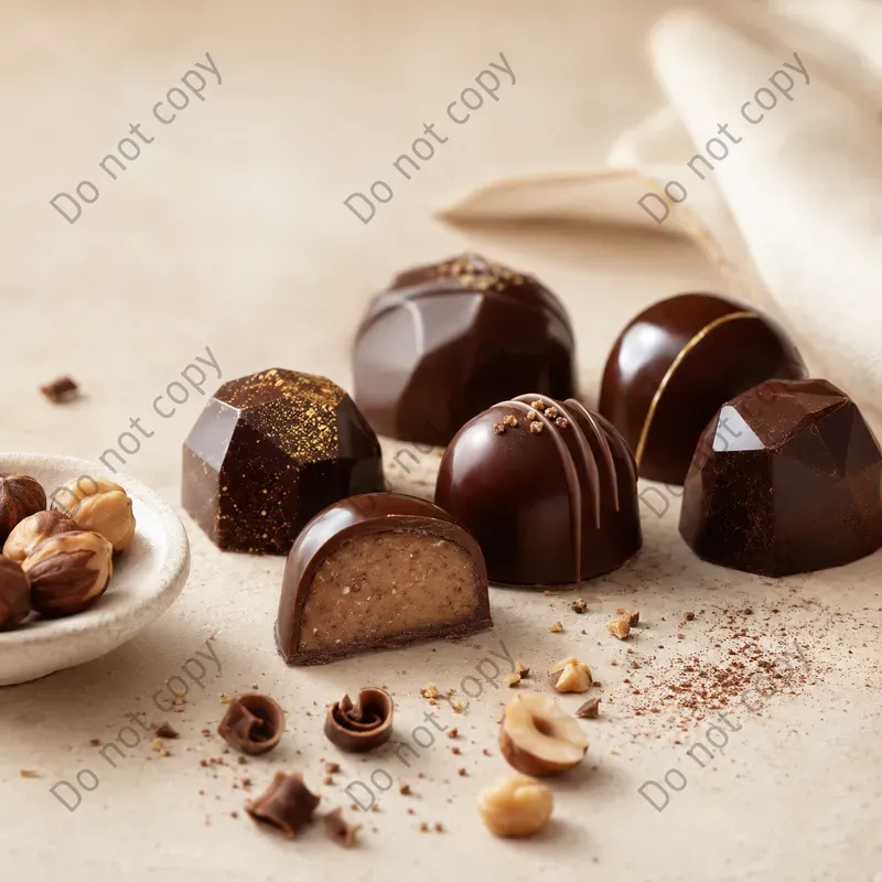 Artisan Chocolate Product Photos