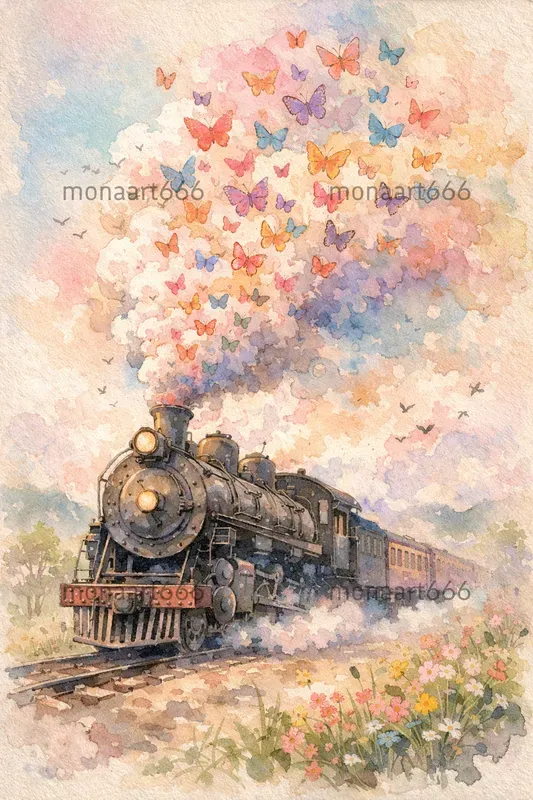 Whimsical Ink Ethereal Dreams