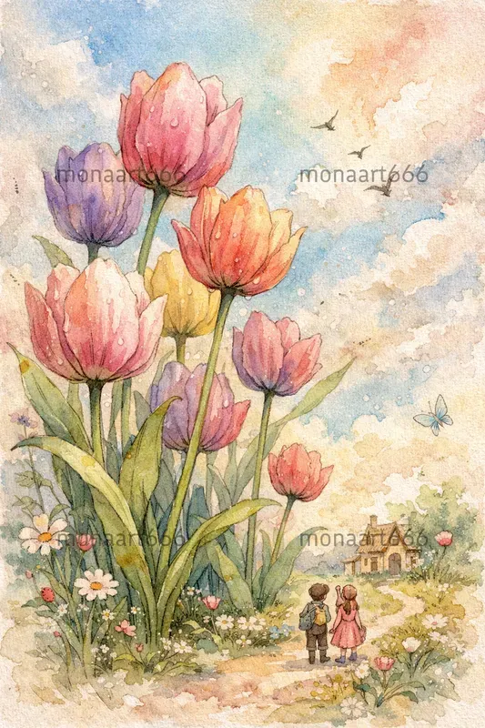 Whimsical Ink Ethereal Dreams