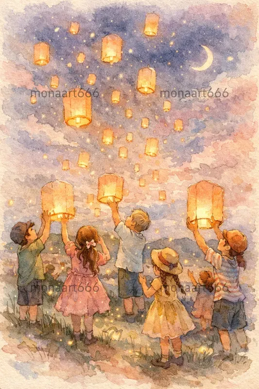 Whimsical Ink Ethereal Dreams