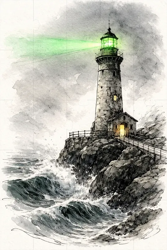 Artistic Ink Watercolor Scenes