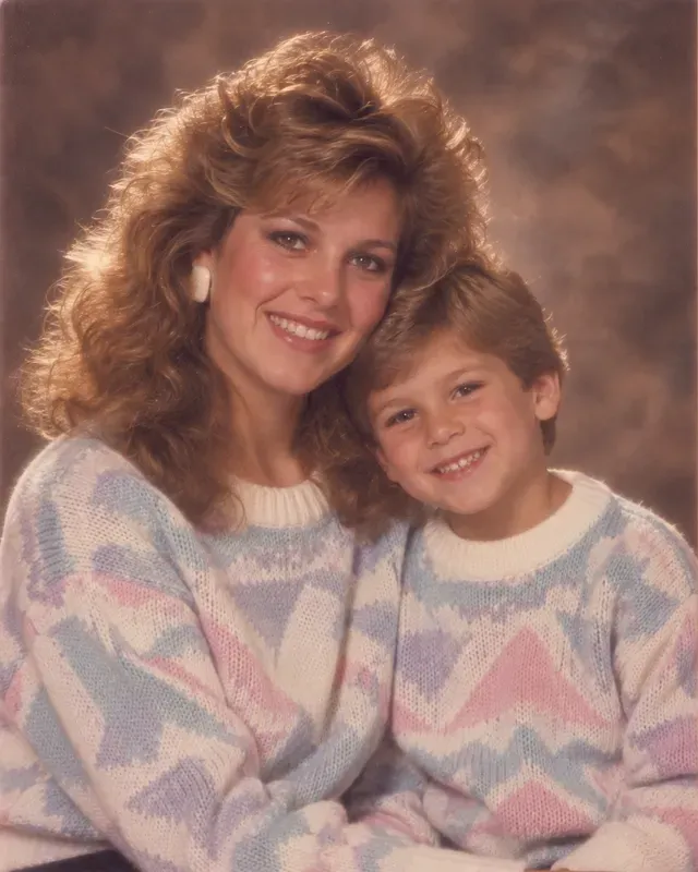 80s Mall Studio Portrait Photos