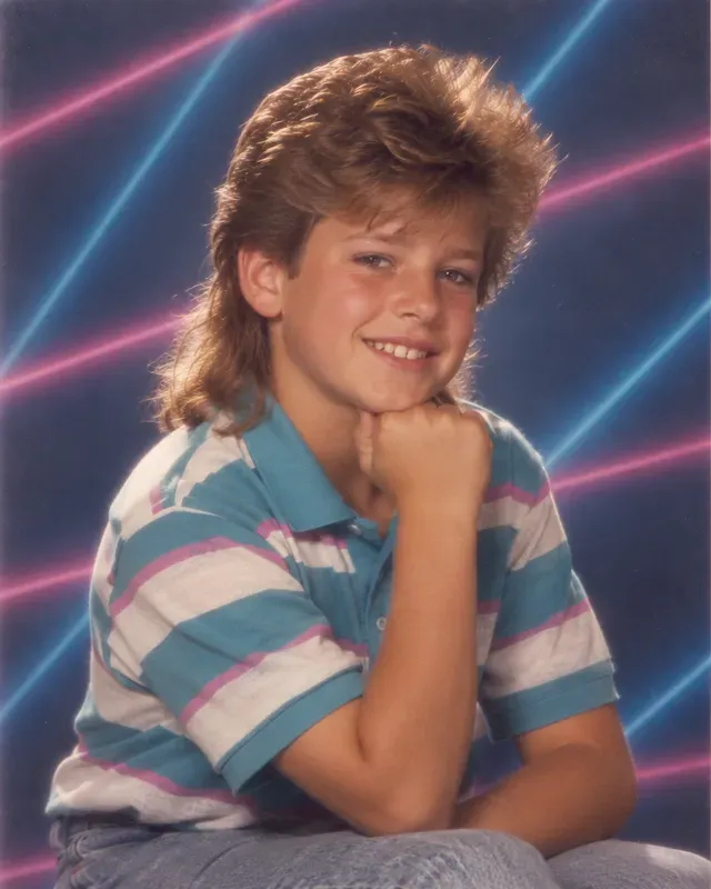 80s Mall Studio Portrait Photos
