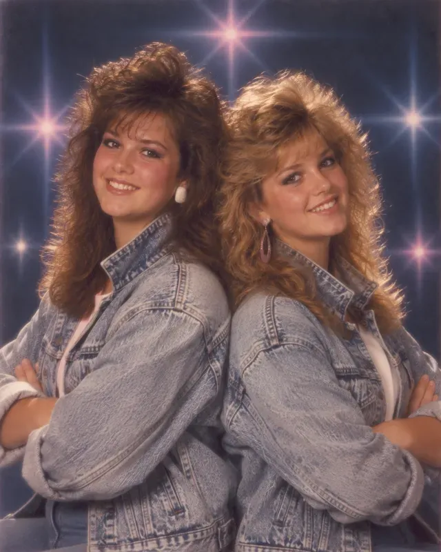 80s Mall Studio Portrait Photos