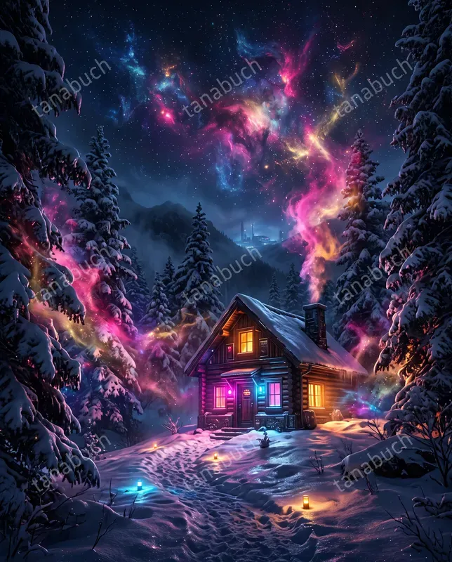 Cosmic Noir Nebula Fusions