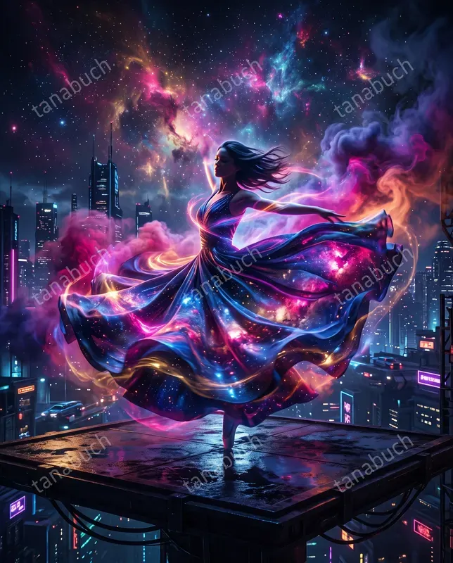 Cosmic Noir Nebula Fusions