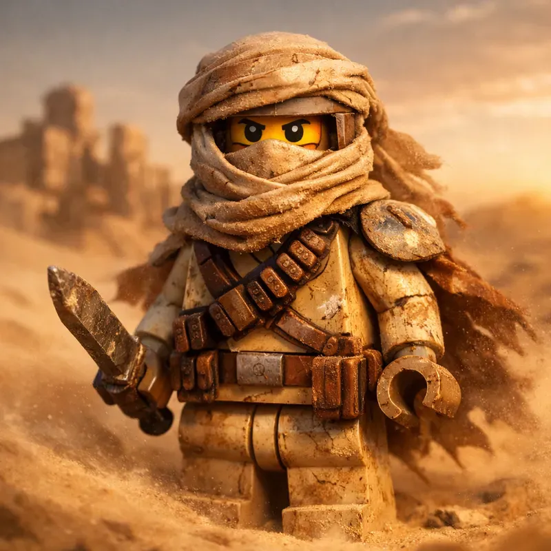 Cinematic Lego Pirate Portraits