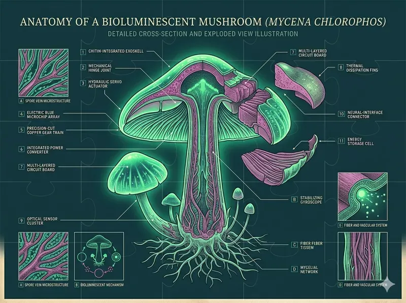 Ultradetailed Macro Infographics