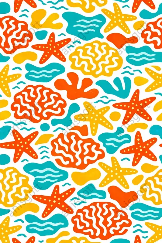 Modern Marine Abstract Ocean Patterns