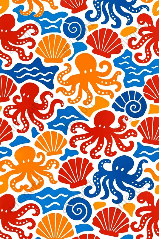 Modern Marine Abstract Ocean Patterns