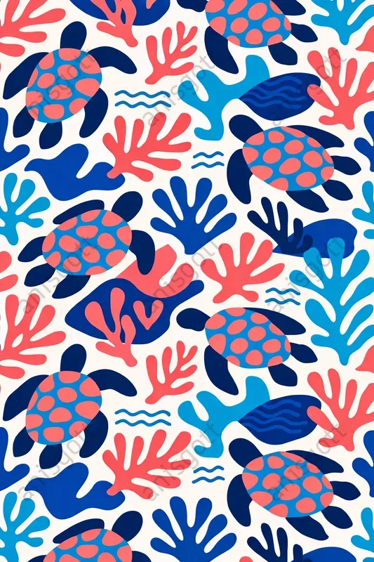 Modern Marine Abstract Ocean Patterns