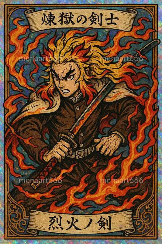 Mythic Slayer Holographic Cards