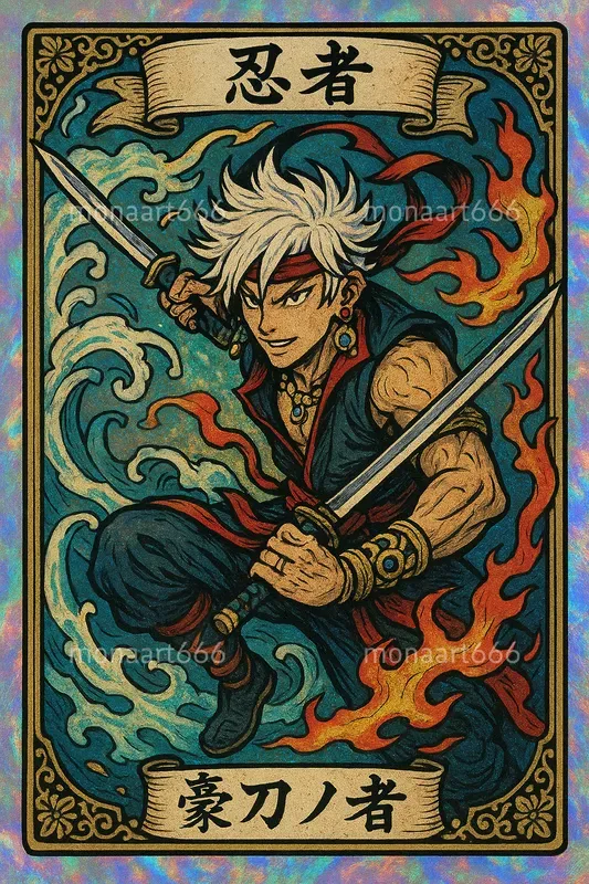 Mythic Slayer Holographic Cards