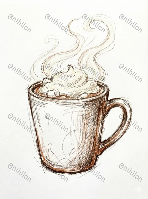 Winter Sketch Art