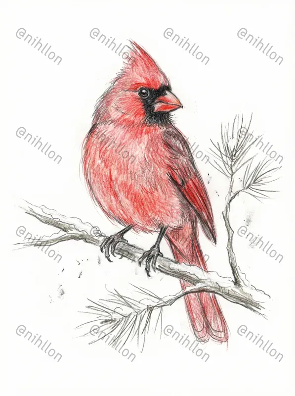 Winter Sketch Art