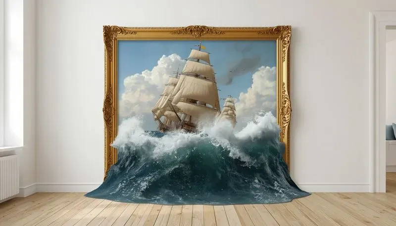 3D Trompe Loeil Popout Canvas Art