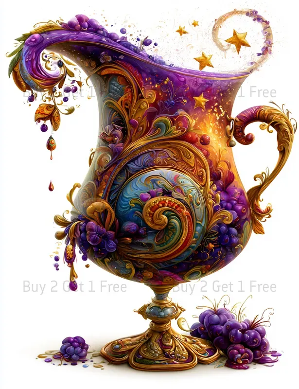Funny Fantasy Paisley Clipart
