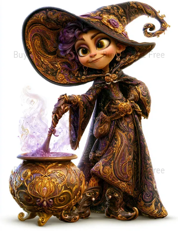 Funny Fantasy Paisley Clipart