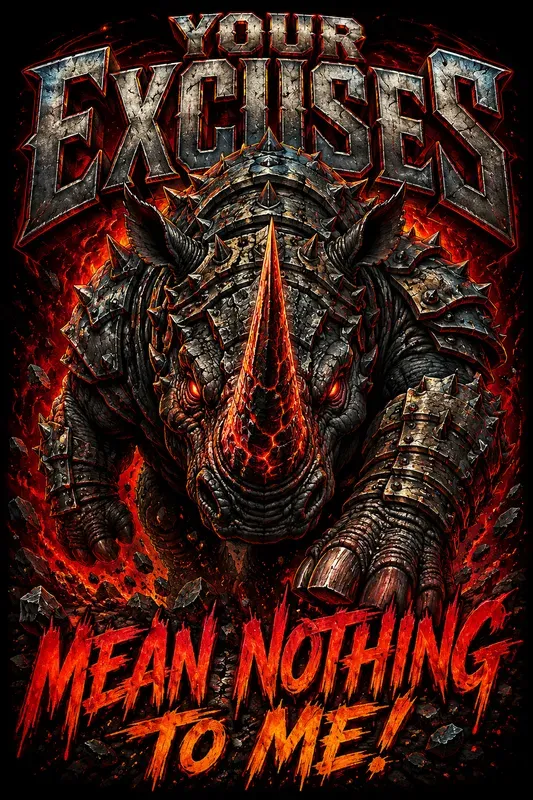 Savage Beast Typography Posters