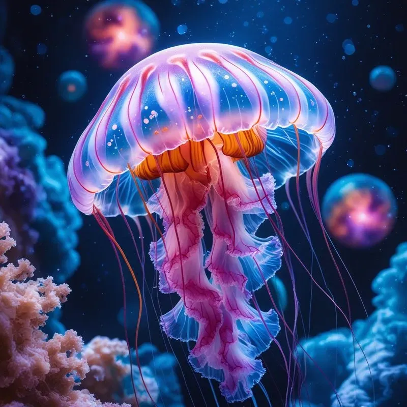 Ethereal Ocean Life Art