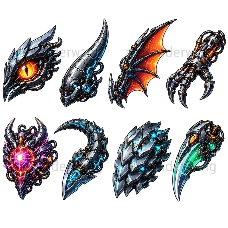 NFT Vector Game Item Icon Set Creators