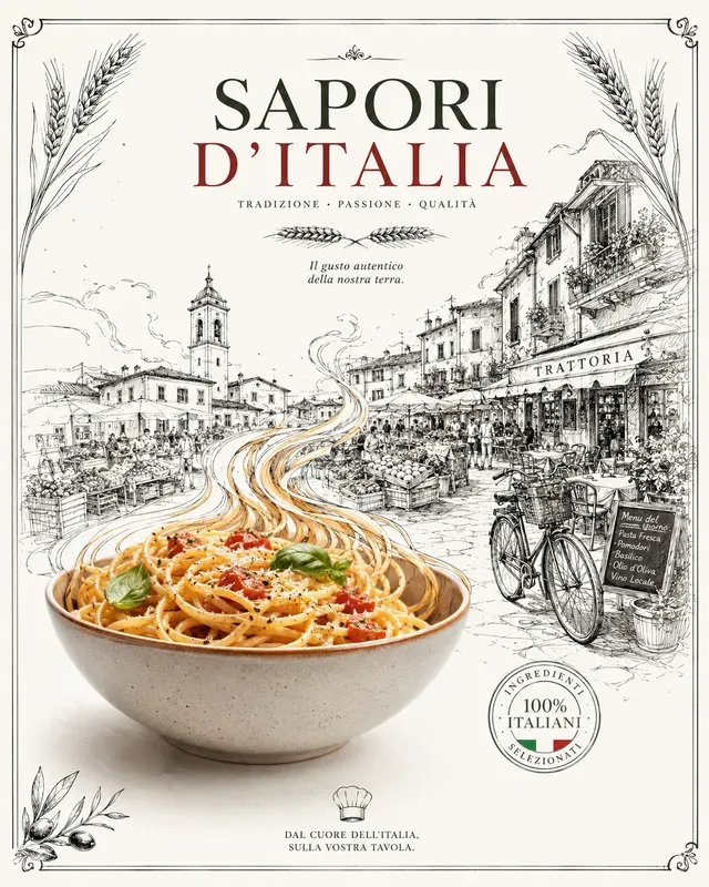 Minimalist Italian Ads