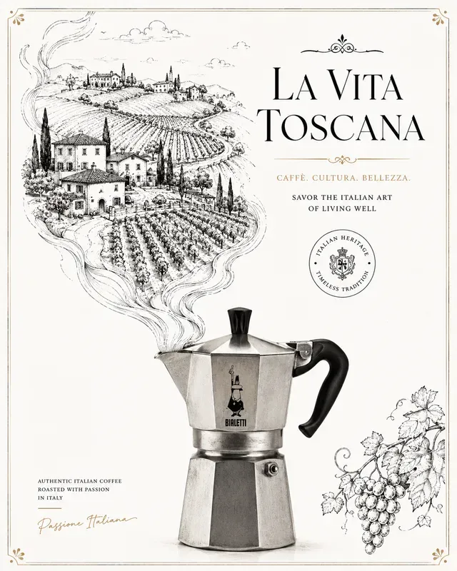 Minimalist Italian Ads