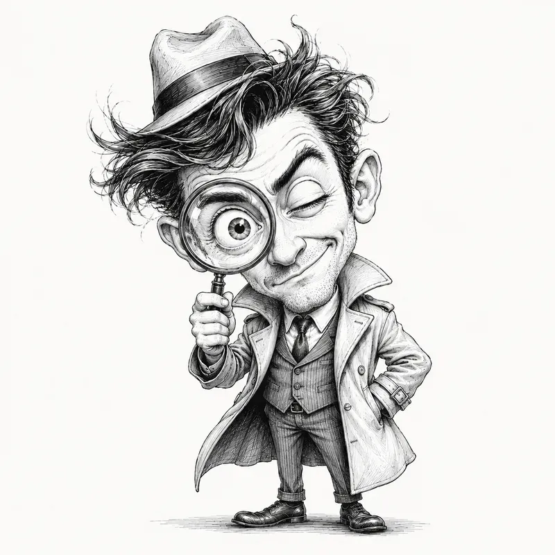 Big Head Caricature Sketches