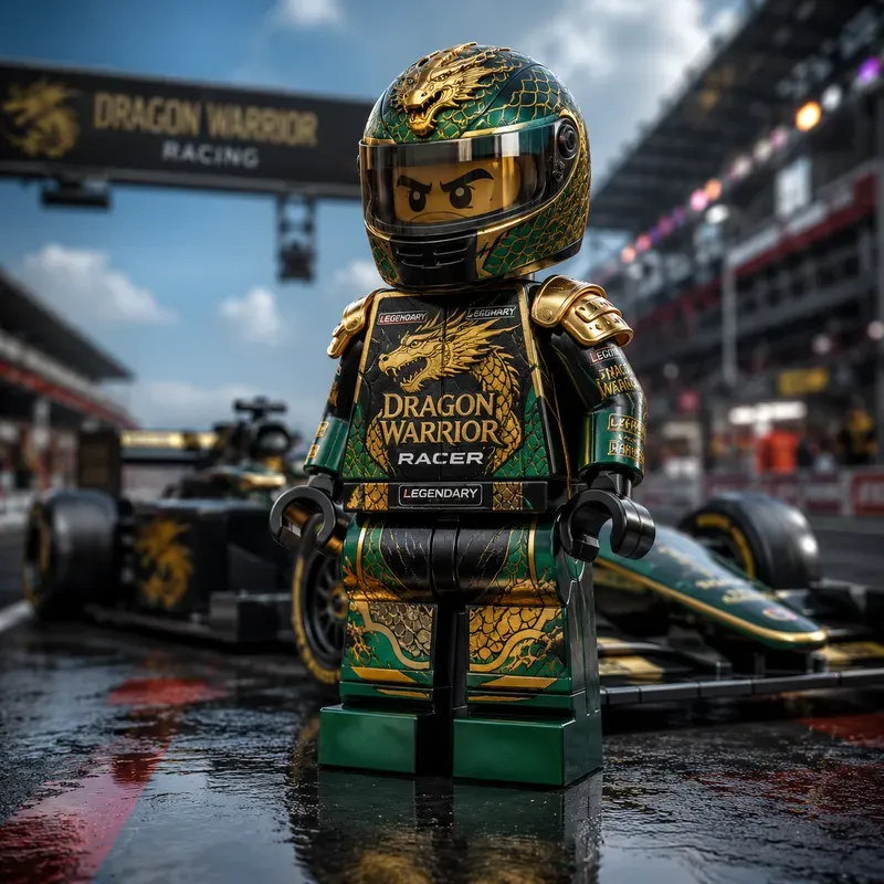 Lego Formula Racer Minifigures