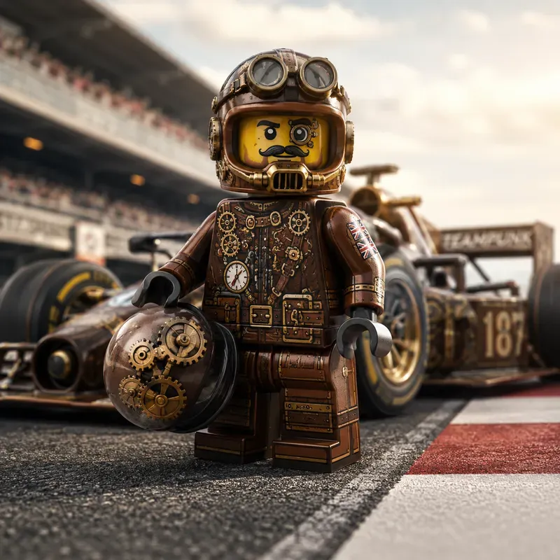 Lego Formula Racer Minifigures