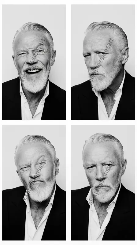 Black And White Studio Contact Sheets