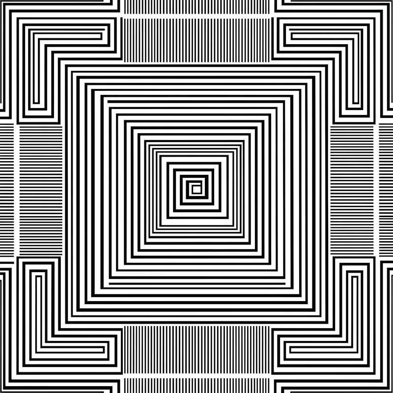 Minimal Black White Oparts
