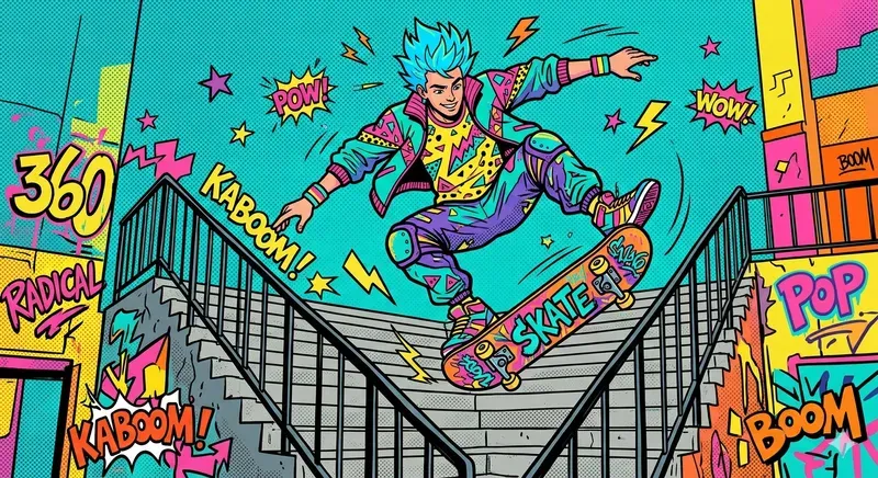 90s Retro Popart Character Generator