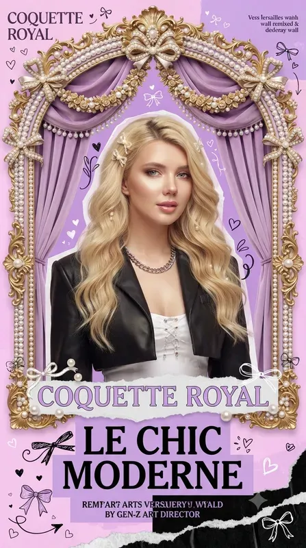 Rococo Coquette Pop Art Posters