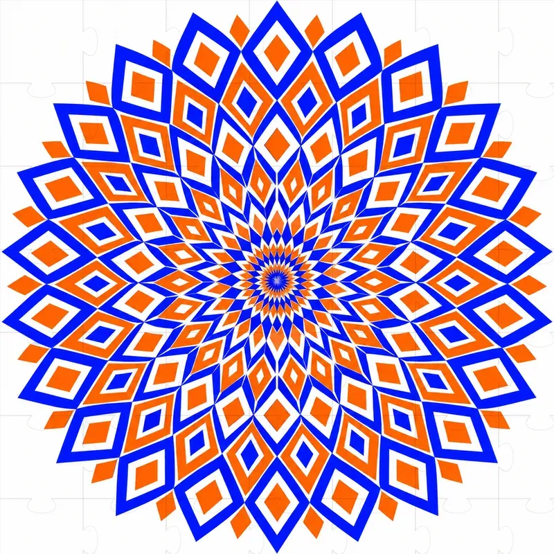Optical Illusion Mandalas