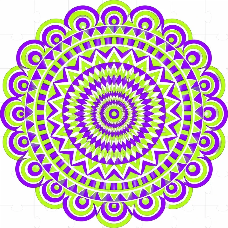 Optical Illusion Mandalas