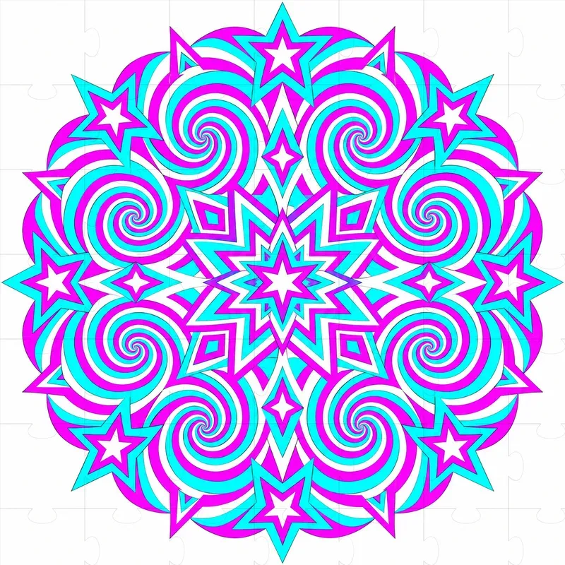 Optical Illusion Mandalas
