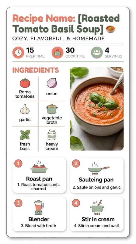 Smart Recipe Card Templates
