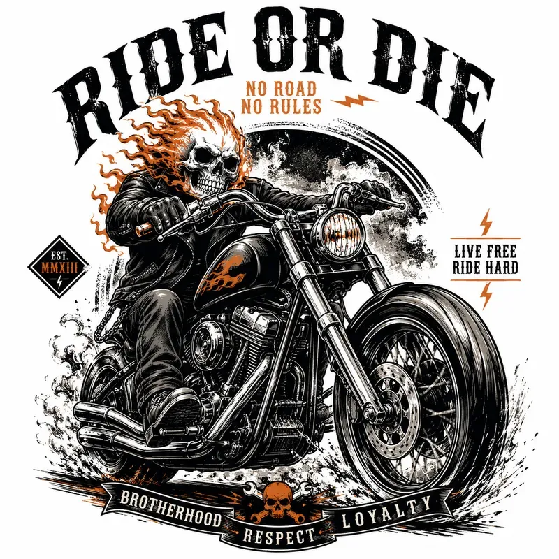 Motorcycle Tshirt Designs