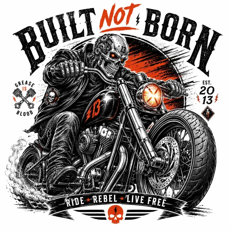Motorcycle Tshirt Designs