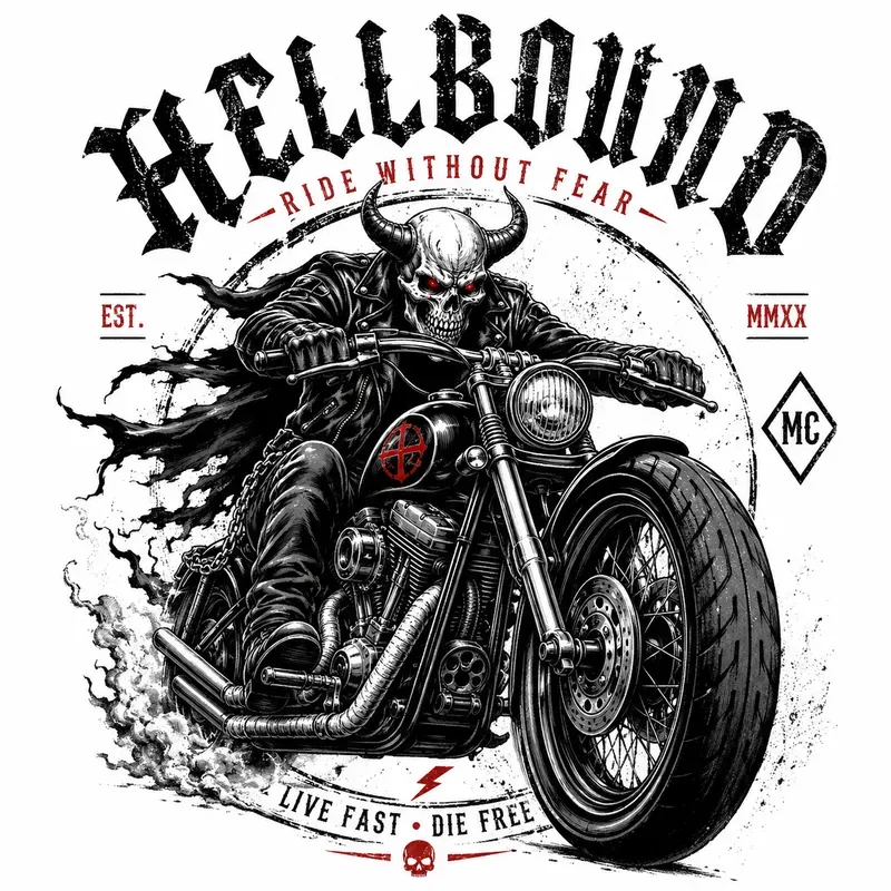 Motorcycle Tshirt Designs